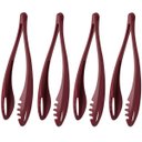Ver imagem 1 de Kit 4 Pegadores Pinças Ability Tramontina 29,8cm Salada Massa Multiuso Nylon Vermelho