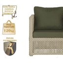 Ver imagem 4 de Mesa e 4 Poltronas Madri Corda Náutica Estofado 13 Trama Rami