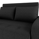 Ver imagem 3 de Sofa Cama 2 Lugares 138 Cm Amora Tecido Pompeia G501 Chumbo Milani Store