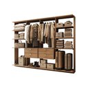 Ver imagem 2 de Closet Modulado 4 Gavetas Alasca Freijó Carraro