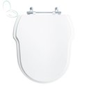 Ver imagem 1 de Tampa Vaso Sanitário Madeira Laqueada Hampton Branco para Bacia Incepa