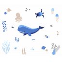 Ver imagem 2 de Adesivo de Parede Baleia no Mar - Baleia - P