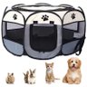 Cercado Extra Grande Tecido Cão Gato Pet Casa Portátil Cinza - 1
