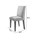 Ver imagem 4 de Sala de Jantar Mesa Olimpia 120 Tampo em Mdf Canto Reto com 4 Cadeiras Grecia