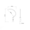 Ver imagem 3 de Foicinha com Dentes Tramontina em Aço com Cabo de Madeira Tramontina