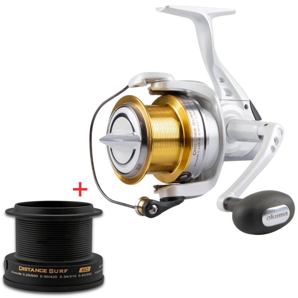 Moulinet Okuma Distance Surf Arena 60/80 – Spécial Surfcasting, Frein 16kg (Neuf)