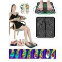 Ver imagem 4 de Massageador Tapete Pulso Elétrico Pés Ems Usb Recarregavel