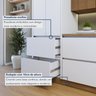 Cozinha Completa Modulada 6 Peças 7 Portas 7 Gavetas com Rodapé Norten - 10