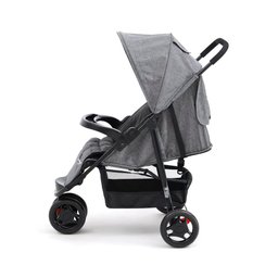 Travel System Voyage Duo Pro Carrinho de Bebê Delta 0 a 15 Kg com Bebê Conforto Beta Cinza Mescla - 3