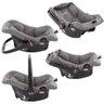 Travel System Voyage Duo Pro Carrinho de Bebê Delta 0 a 15 Kg com Bebê Conforto Beta Cinza Mescla - 5