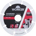 Ver imagem 1 de Disco Corte Diamantado para Metais Aço Aluminio Cobre Worker:branco/230mm