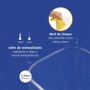 Ver imagem 5 de Pote de Vidro com Tampa de Bambu Quadrado Flat de Mantimento Oikos