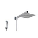 Ver imagem 1 de Ducha Inox 20x20 Cm com Chuveirinho de Mão em Abs C/ Trava