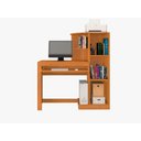 Ver imagem 4 de Mesa de Estudo Aroeira com Armário e Uma Porta com Chave:cinamomo/off