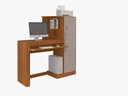 Ver imagem 1 de Mesa de Estudo Aroeira com Armário e Uma Porta com Chave:cinamomo/off