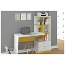 Ver imagem 2 de Mesa de Computador Elisa C- 2 Gavetas e 6 Nichos Branco - Permóbili
