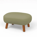 Ver imagem 5 de Poltrona Amamentação Balanço Madeira e Puff Jhessy Bouclê Pistache R04 - D’Rossi