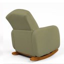 Ver imagem 6 de Poltrona Amamentação Balanço Madeira e Puff Jhessy Bouclê Pistache R04 - D’Rossi