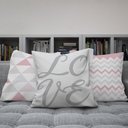 Ver imagem 6 de Kit Capas Almofadas Decorativas Love Fé 45x45 - ID Decor