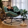 Poltrona de Balanço Nut Chair: Verde com Estrutura Robusta e Almofada Removível - 2