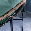 Ver imagem 3 de Poltrona de Balanço Nut Chair Verde com Estrutura Robusta e Almofada Removível