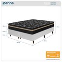 Ver imagem 3 de Cama Box Branca + Colchão King Size Ortho Suport Ortopédico Espuma D33 Pillow Paparazzi