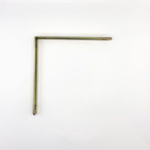Suporte (Cantoneira) P/ Móveis 6" Kit C/ 12 Pcs - Dourado