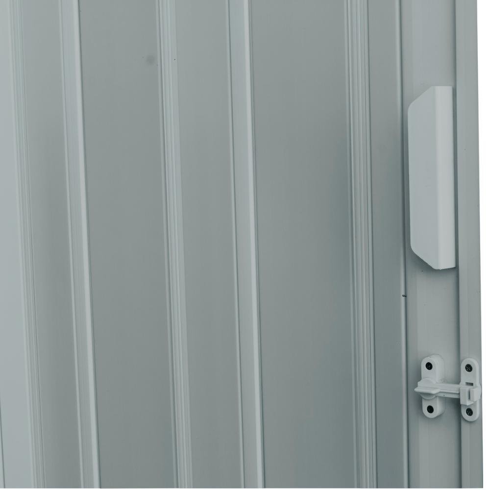Porta Sanfonada de PVC 94x210cm Zapinplast - Cinza - 5