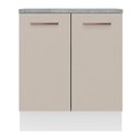 Ver imagem 6 de Balcão de Cozinha 70 Cm 2 Portas Branco/crema Agata Madesa