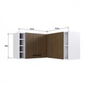 Ver imagem 3 de Cozinha Modulada de Canto 4 Peças Juruti CabeCasa MadeiraOriginals