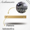 Ver imagem 3 de Kit 5 Puxador Porta Gavat Móveis Cozinha Drop Alúminio 200mm - Ouro