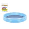 PISCINA INFANTIL 118 LITROS GRANDE 99CM VERAO BOIA INFLAVEL AZUL BEBE 3 ANEIS REDONDA - 1