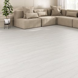 Piso Vinílico Autocolante Amadeirado Régua M² Off White Tubrax - 1