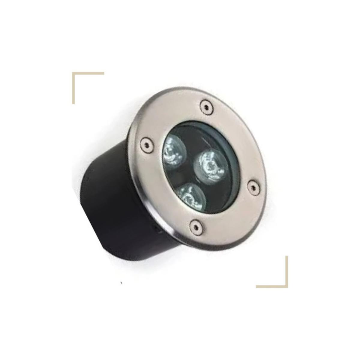 Balizador Led Externo 3w Embutir Parede Escada Deck 3000k