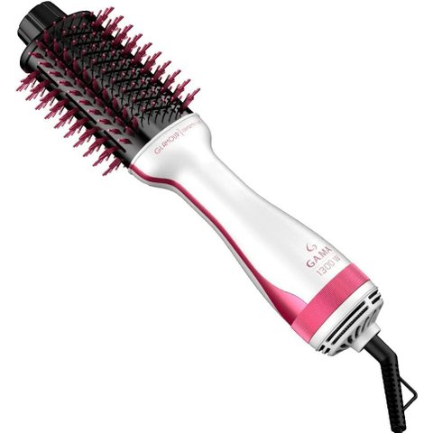 Escova Secadora Gama Glamour Pink Brush 3d 1300w 127v