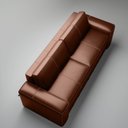 Ver imagem 4 de Sofá 3 Lugares 200cm Couro Legítimo Dakota