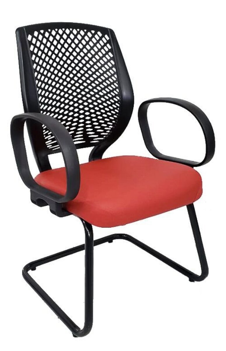 Cadeira para Escritório e Home Office Linha Ricci Vermelho - 1