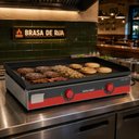 Ver imagem 3 de Chapa Lanche Bifeteira Elétrica 80 cm Profissional Light Cbe 800 L 220V - Metalcubas 23437