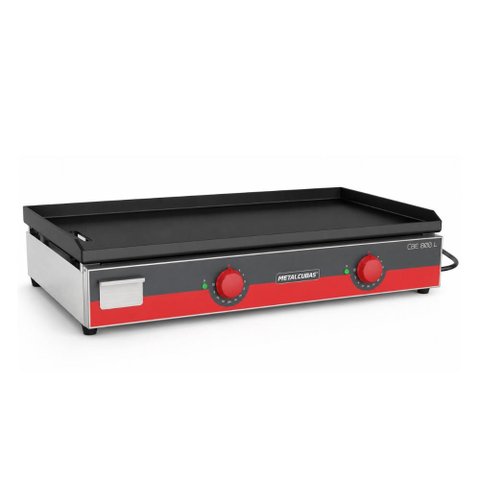 Chapa Lanche Bifeteira Elétrica 80 cm Profissional Light Cbe 800 L 220V - Metalcubas 23437