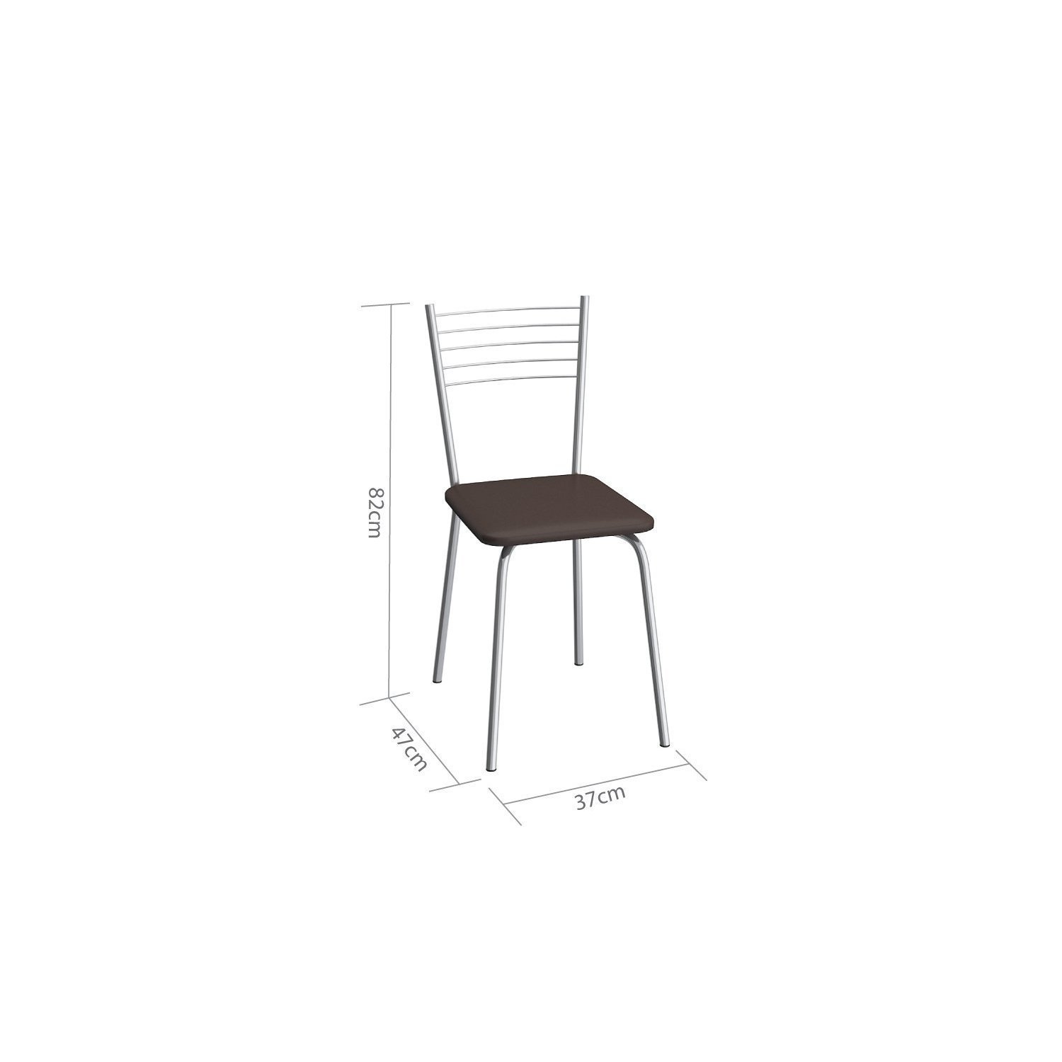 Conjunto 4 Cadeiras Flex Compoarte - 4