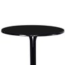 Mesa Bistrô Baixo Preto com Tampo Redondo Preto - 5