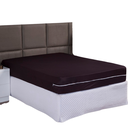 Ver imagem 3 de Capa de Colchão Queen 30cm com Zíper Protetor de Malha Lisa 1 Peça:marrom