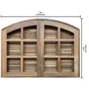 Ver imagem 4 de Janela de Abrir / Abrir em Arco de Madeira Itaúba Batentes de 10 Cm-1.20 (l) X 1.00 (a)