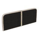 Ver imagem 7 de Cabeceira Painel Orgânico Cama Box Casal Padrão Aira 140cm Dobrável Linho Bege - Desk Design