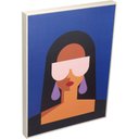 Ver imagem 1 de Quadro Decorativo Enfeite Parede Casa Home&co Mdf 40x30x30cm Azul
