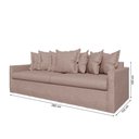 Ver imagem 6 de Sofá Living Laguna 2,80m com Capa Removível Lavável