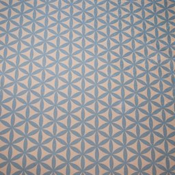 Tecido Suede Estampado Geométrico Azul D03 20 Metro - D'Rossi - 2