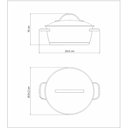 Ver imagem 3 de Caçarola Rasa Allegra 22 cm 3,3 L em Aço Inox com Fundo Triplo Tramontina 62653/220