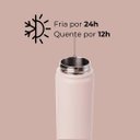 Ver imagem 4 de Garrafa Térmica Fresh 650ml Gocase - Rosa Clear