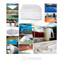 Ver imagem 5 de Lona Encerado Reforçada Branca 4x3 Mts 100g/m 150 Micras